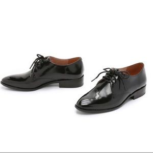 Madewell patent leather oxfords